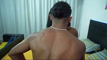 BBC meets slim hot ebony girl and makes she his cum dumpster pv