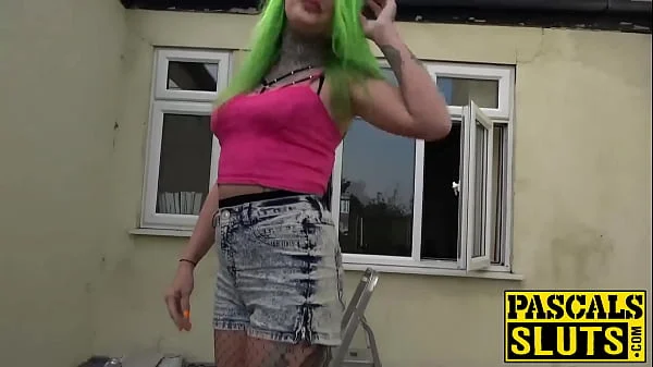 Big shaggy tits Sabrina Jade using sex toy for pleasure