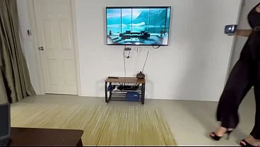 BOSS grips her HAIR while she SUCKS like a GOOD GIRL