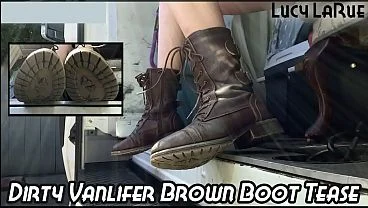 “Dirty Vanlifer Brown Boot Tease”