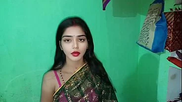 First time indian cute bhabhi alone in home