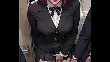 Fucking an old friend in a train to Tokio: Kallen Stadtfeld, an erotic tale / AI Hentai uncensored