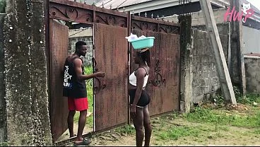 HORNY IDLE BLACK BOY AND THE SEXY PURE WATER SELLER ( BEST AFRICAN PORN MOVIE)
