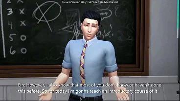 Hot Teen Volunteers Herself To Get Fucked In The Ass For Education – sims 4 – 3D animation