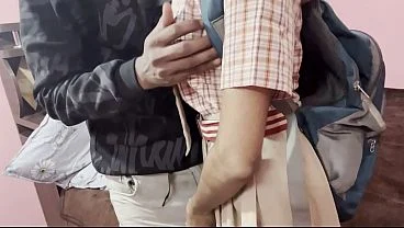 My Stepsister Cought me watching porn Then I made her suck my dick and fucked her