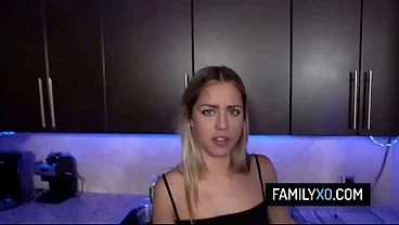 Sexy latina fucks with her stepdad in the kitchen – Alina Lopez