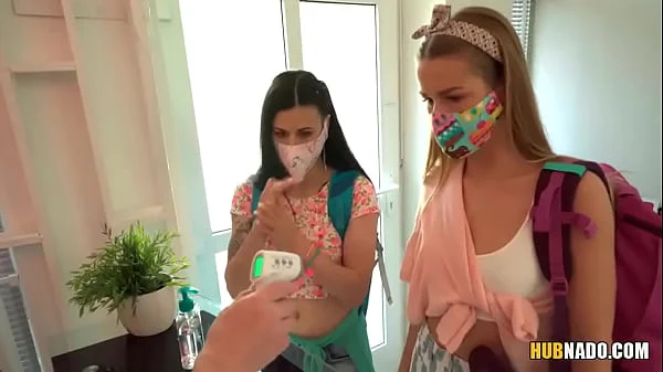 Threesome sex scene with Billie Star, Alexis Crystal & Steve Q