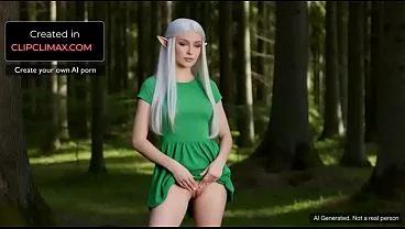 AI Generated Busty Wood Elf Seduces Knight for Hard Fuck in the Forest – Medieval Fantasy Porn