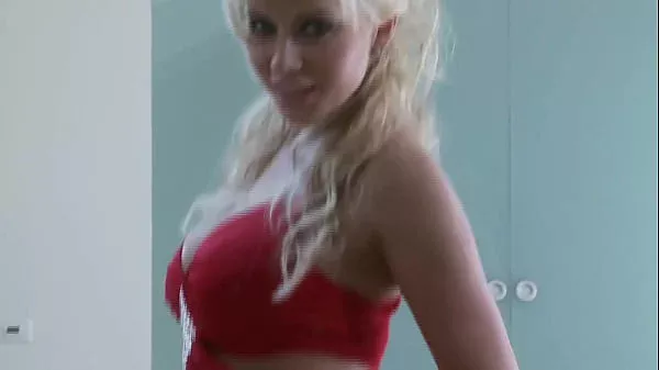 Cindy Dollar Strips Out Of Her Red Dress And Works Her Twat With A Powerful Vibe SQF