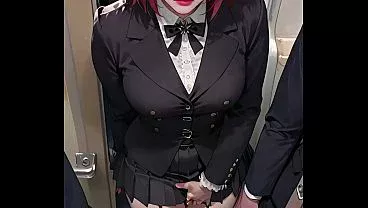 Fucking an old friend in a train to Tokio: Kallen Stadtfeld, an erotic tale / AI Hentai uncensored