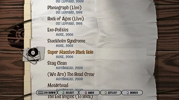 Guitar Hero 3 DLC – “Super Massive Black Hole”