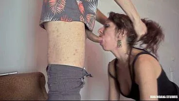 HOT MILF GETS IN TROUBLE WITH HER YOUNGEST NEIGHBOUR!