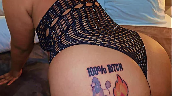 Hot wife shows off her new body tattoos. The Latina slut permanently marked her body so everyone knows she is a bitch shared by her cuckold husband. Sexual, explicit, and kinky tattoos