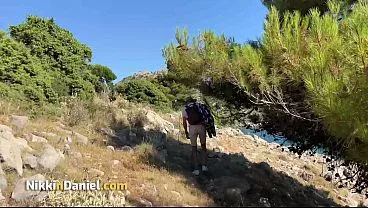 I met a sexy blonde on the beach with a gorgeous ass and we had passionate sex in the lagoon