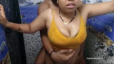 Indian Homemade Bathroom Sex Video With Milf Bhabhi. Cum in Mouth.