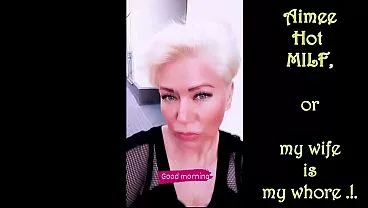 Meet the cool mature bitch Aimee Hot MILF: a faithful wife, caring parent of four offspring and the most depraved whore in bed!