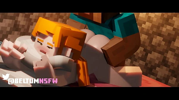 Minecraft animation – Alex x Steve (Rainy day)