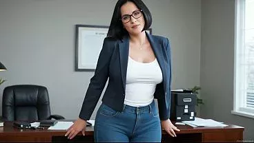 My Slut Wife Cheats at Work: Whole Office Unloads a Ton of Cum on Her (AI Porn)
