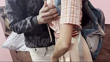 My Stepsister Cought me watching porn Then I made her suck my dick and fucked her