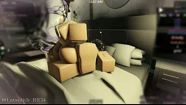 Pounding Vivian hard in the upstairs room~ | Sex with a follower (67) | Part 2/2