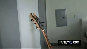 Stepdad catches stepdaughter watching porn and let her start sucking his cock – Mila Taylor