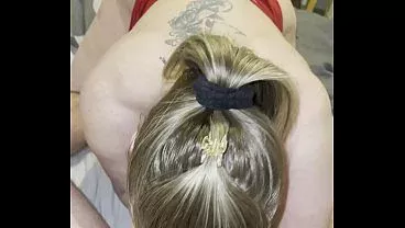 Stepmom ask me or she can come to my room, and she make me happy with very good blowjob