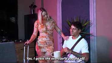 Stepson reunites with his stepmother after a long time and they relive old memories