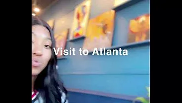 Your favorite porn couple in Atlanta checking out some new restaurants