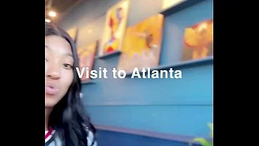 Your favorite porn couple in Atlanta checking out some new restaurants