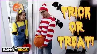 Bangbros – Trick Or Treat, Smell Evelin Stone’S Feet. Bruno Gives Her Something Good To Eat.
