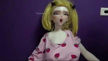 BBC fucking good sexy blond anime doll