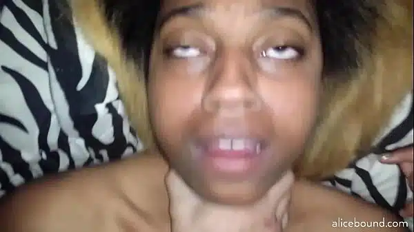 Black Girl Cums Hard Fucking Boyfriend