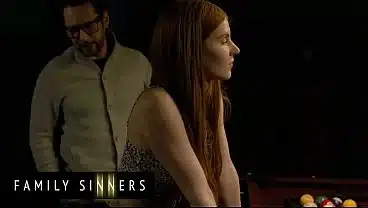 FAMILY SINNERS – Furious Stepdad Teaches His Stepdaughter A Lesson With Hard Sex And A Load On Her Bush