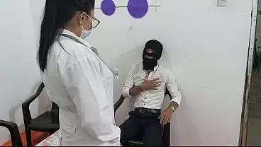 Hot Latina Doctor Gets Wild With Patient – Intense Office Sex & POV Blowjob, Full video in premium