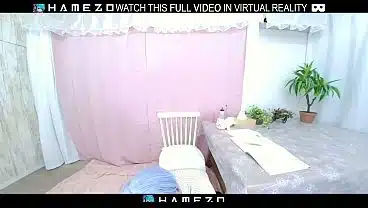 Japanese chubby girl Mika Amimura who likes steamy sex,in VR.