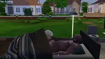 Sims 4 – More daily life and having sex on the table and bed